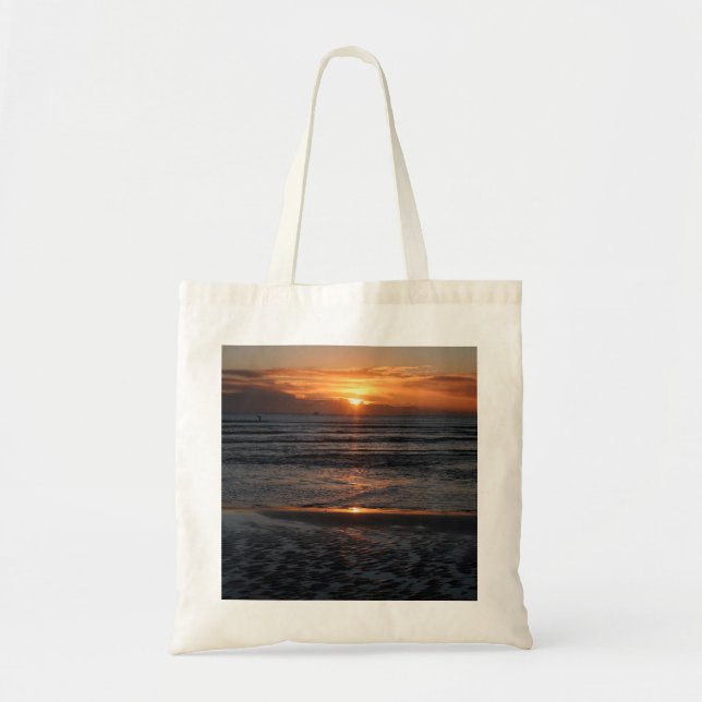 Sonnenuntergang über dem Meer Tragetasche (Vorne)