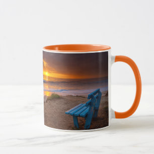 Sonnenuntergang über dem Pazifischen Ozean Tasse