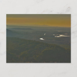 Sonnenuntergang über dem Petit Jean River Valley,  Postkarte