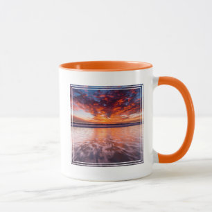 Sonnenuntergang über den Channel Islands Tasse