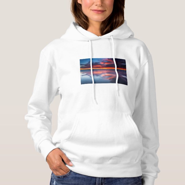 Sonnenuntergang über den Kanalinseln, CA Hoodie (Vorderseite)