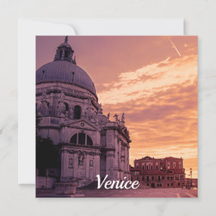 Sonnenuntergang über der Basilika von Venedig