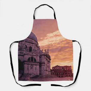 Sonnenuntergang über der Basilika von Venedig Schürze