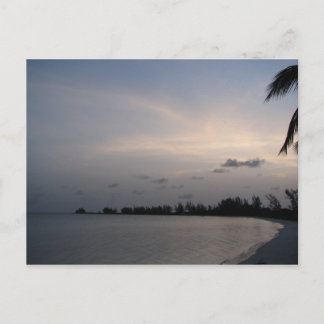 Sonnenuntergang über der Insel Anegada Postkarte