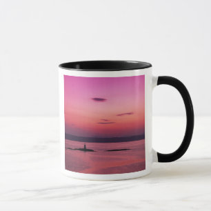 Sonnenuntergang über der Insel Skye, aus Mallaig, Tasse