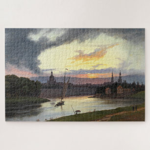 Sonnenuntergang über Dresden