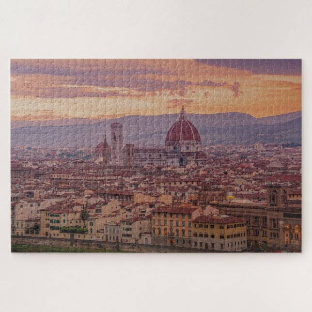 Sonnenuntergang über Florenz, Italien (Horizontal)
