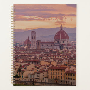 Sonnenuntergang über Florenz, Italien Planer