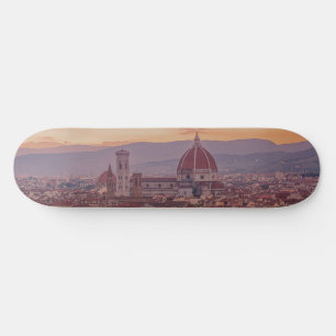 Sonnenuntergang über Florenz, Italien Skateboard
