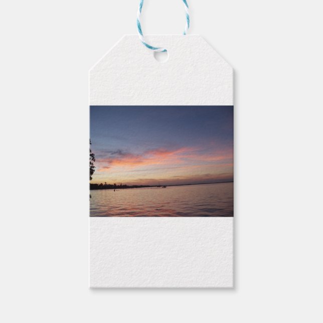 Sonnenuntergang über Florida Bay, Key Largo FL Geschenkanhänger (Vorderseite)