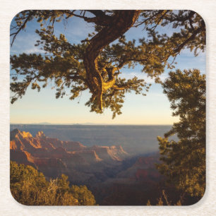 Sonnenuntergang über Grand Canyon Rechteckiger Pappuntersetzer