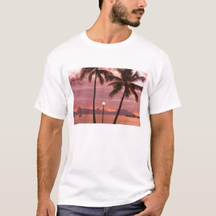 Sonnenuntergang über Moorea vom Sofitel Maeva Beac T-Shirt