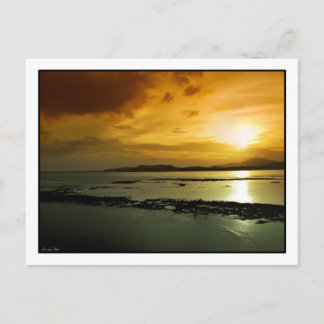 Sonnenuntergang über Panama-Postkarte Postkarte