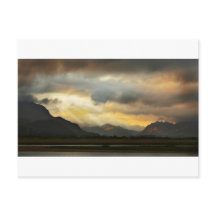 Sonnenuntergang über Snowdonia