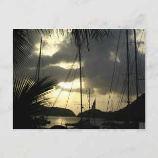 Sonnenuntergang über Sopers Hole Postkarte