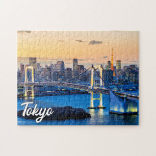 Sonnenuntergang über Tokio, Japan