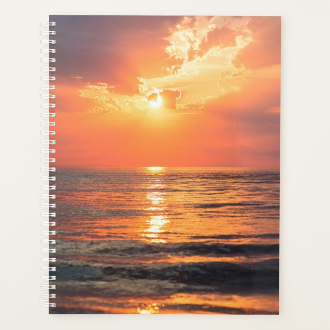 Sonnenuntergang über Wasser Planer (Vorderseite)