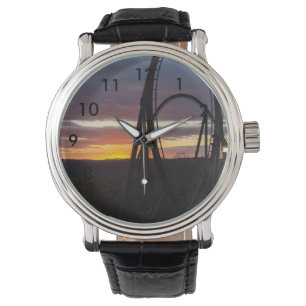 Sonnenuntergang über Wildbrand Armbanduhr