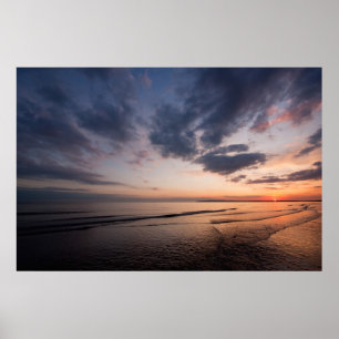 Sonnenuntergang und fantastischer Himmel über Poster