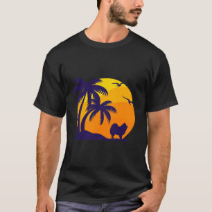 Sonnenuntergang und Spitz T-Shirt