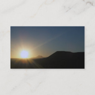 Sonnenuntergang: utah visitenkarte
