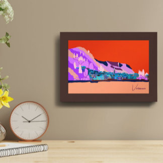 Sonnenuntergang Varenna Lago Maggiore Poster