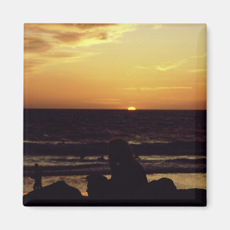 Sonnenuntergang Venice Beach CA. Magnet