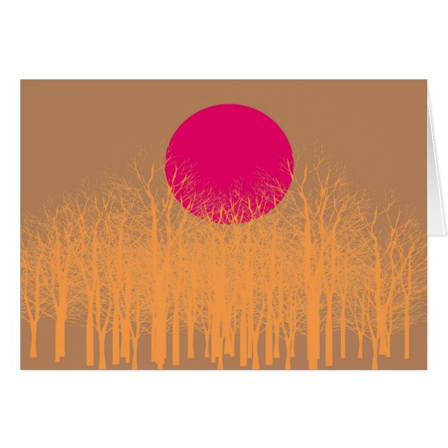 Sonnenuntergang Vintag 2 (Vorderseite (Horizontal))