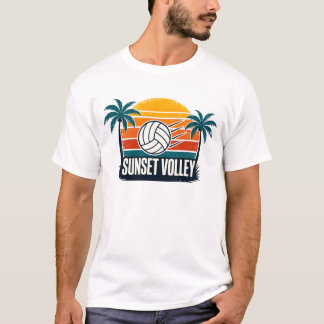 Sonnenuntergang Volley T-Shirt