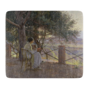 Sonnenuntergang (von Elin Danielson-Gambogi) Schneidebrett
