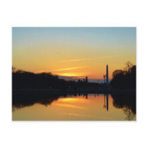 Sonnenuntergang von Hauptstadt Hill. Postkarte