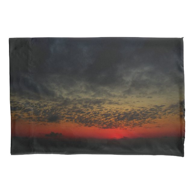 Sonnenuntergang vor dem Sturm Kissenbezug (Vorderseite)