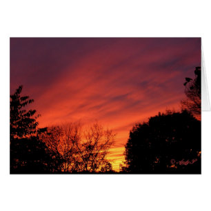Sonnenuntergang vor Sturm ~ Karte