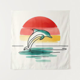 Sonnenuntergang Wandteppich