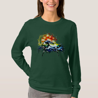 Sonnenuntergang-Welle T-Shirt