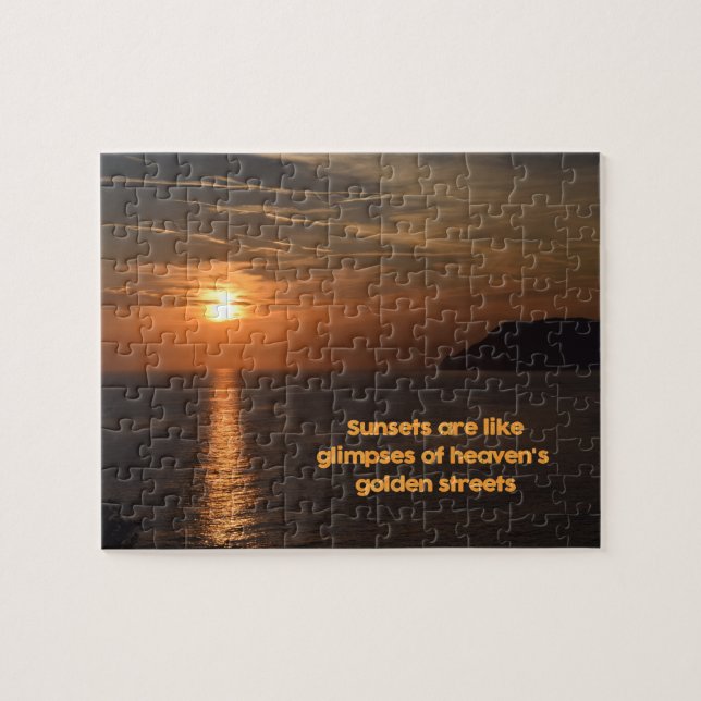 Sonnenuntergang wie ein Himmelsglanz - 8 x 10 Zoll (Horizontal)