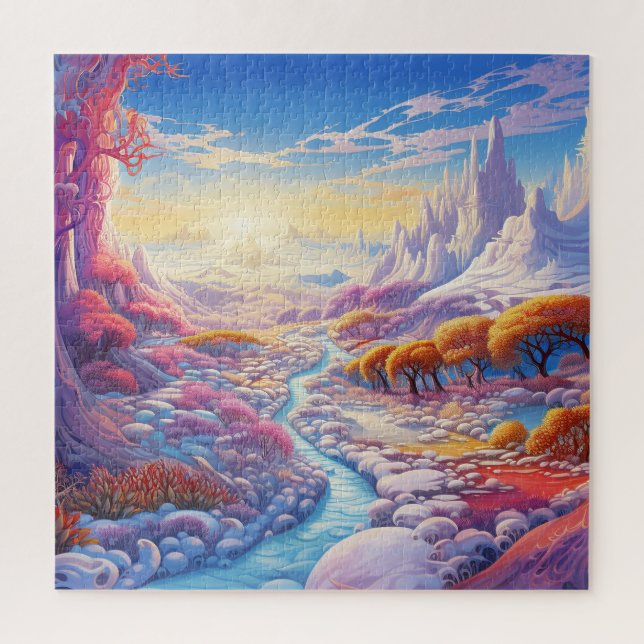 Sonnenuntergang Winterschnee Natur farbenfrohe Pri (Vertikal)
