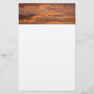 Sonnenuntergang Wolken I farbenfrohe Sky Fotografy Briefpapier