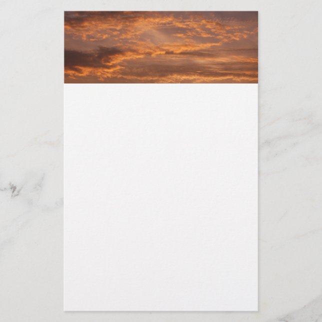 Sonnenuntergang Wolken I farbenfrohe Sky Fotografy Briefpapier (Vorderseite)