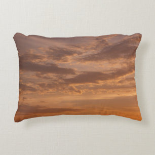 Sonnenuntergang Wolken II Pastel Abstrakte Natur Dekokissen