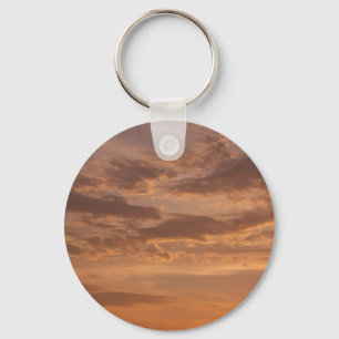 Sonnenuntergang Wolken II Pastel Abstrakte Natur Schlüsselanhänger