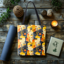 Sonnenuntergang Wüstenlandschaft Wellness Tote Tas Tasche