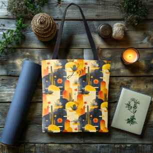 Sonnenuntergang Wüstenlandschaft Wellness Tote Tas Tasche