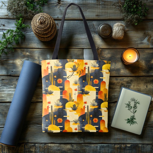 Sonnenuntergang Wüstenlandschaft Wellness Tote Tas Tasche (Von Creator hochgeladen)