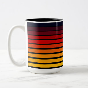 Sonnenuntergang Zweifarbige Tasse