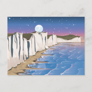 Sonnenuntergänge am Meer Postkarte