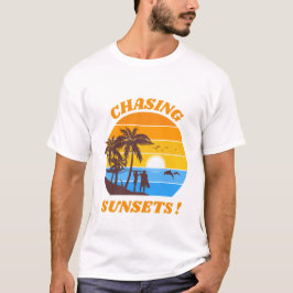 Sonnenuntergänge angesagter Sonnenuntergang Beach  T-Shirt