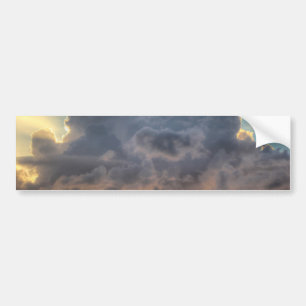 Sonnenuntergänge durch Sturmwolken Autoaufkleber