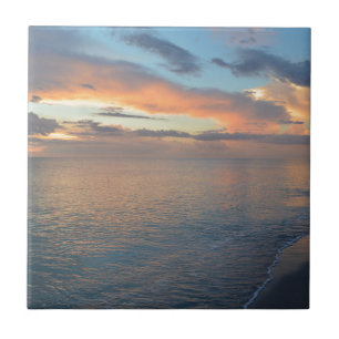 Sonnenuntergänge im Wasser Fliese