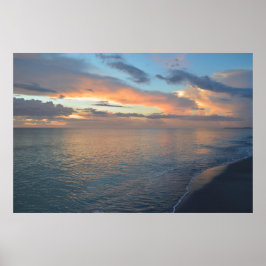 Sonnenuntergänge im Wasser Poster